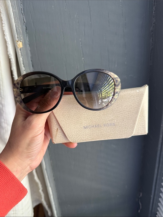 Michael Kors Accessories - Michael Kors Round Tortoiseshell Sunglasses - Brown/Black
